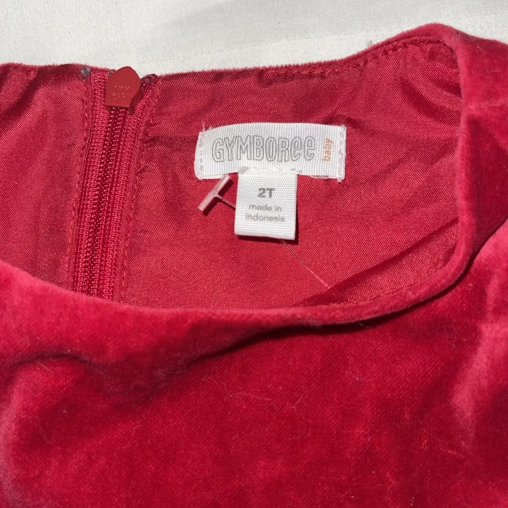 Gymboree Toddler Baby Size 2‎ Red Velvet Party Dress New Without Tags